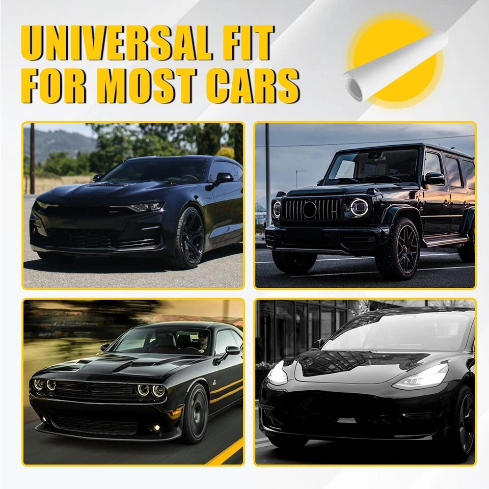 Calcomanía de vinilo para sol tira de visera pancarta en blanco pegatina parabrisas blanco mate 60*8 pulgadas Foto 3 de 4