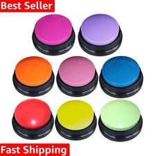 8 Color Voice Recording Button, Dog Buttons for Communication Pet Training Bu...