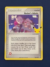 Rocket's Admin. 86/109 Celebrations: Classic Collection Pokemon NM