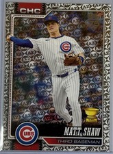 2026 Topps Matt Shaw #27 Spring Training Cubs