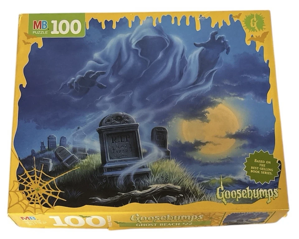 Lote vintage 2 piel de gallina 100 piezas. Rompecabezas Milton MB Bradley Ghost playa/espantapájaros Foto 2 de 4