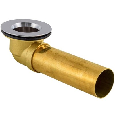 EZ-FLO Bath Waste, 1-1/2 1-3/8 in. x 16 Fine Threads, 20-Gauge Brass, Brass 