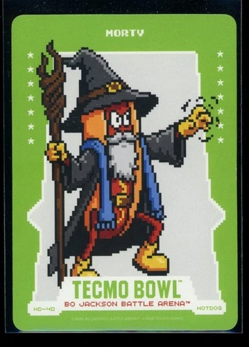 2026 Bo Jackson Battle Arena Tecmo Bowl Hot Dog #40 Morty