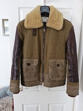 Schott Leather, Woll&Canvas Flight Jacket *Size M* Styl "DIRTY MECHANIC PILOTS "