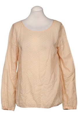 Opus Bluse Damen Oberteil Hemd Hemdbluse Gr. EU 38 Baumwolle Beige #3djl94c