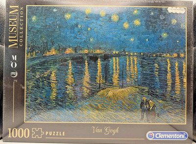 Clementoni Museum Collection Van Gogh Starry Night on the Rhone 1000pc Puzzle