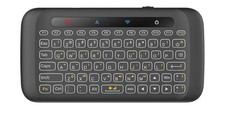Mini Wireless Keyboard with Touchpad, Full Size Touchpad, Handheld IR Remote