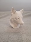 Fox Bust Ornament, Woodland Animal Decor, Rustic Home Accent
