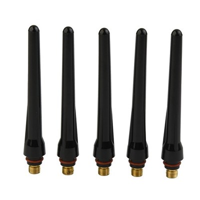 Für TIG Welding Torch Langer Hinterer Cup Werkzeug Schwarz WP-17 WP-18 WP-26