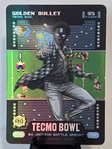 Bo Jackson Battle Arena Tecmo Bowl - Golden Bullet Ice Battlefoil BF234