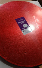 Culpitt Red Board & Tall Box Set | 12" | Tall White Cake Box & Coloured Drum