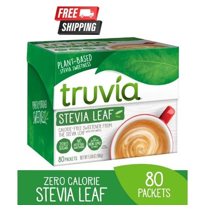 Truvia Original Calorie-Free Sweetener from the Stevia Leaf 80 Packets 5.64 oz