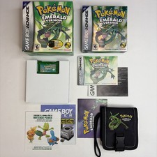 CLEAN Big Box Edition Pokemon Emerald Version Nintendo Game Boy Advance Complete