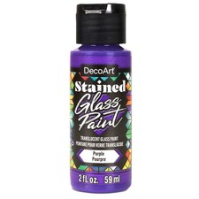 DecoArt Stained Glass Paint 2oz-Purple