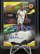 2025 Topps Chrome McDonalds All-American Darriana Alexander Winning Tag Auto /50