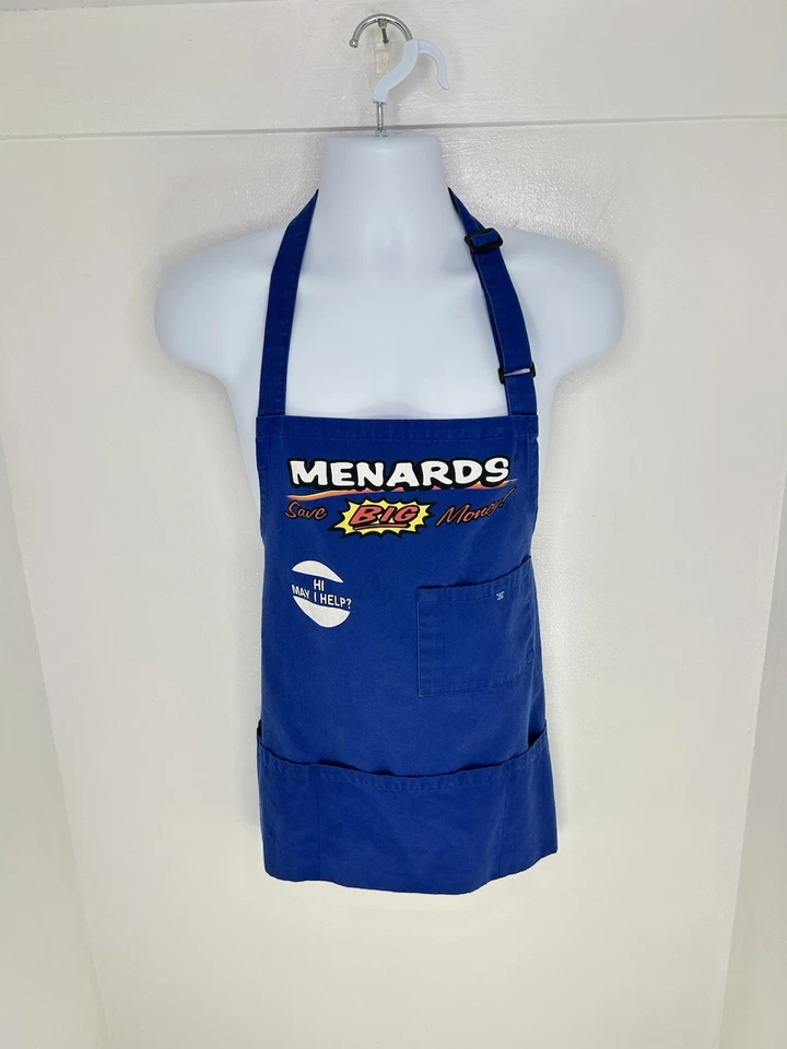 Menards Employee Work Apron Uniform One Size Fits All Workwear Save Big Money - Image 2 of 4