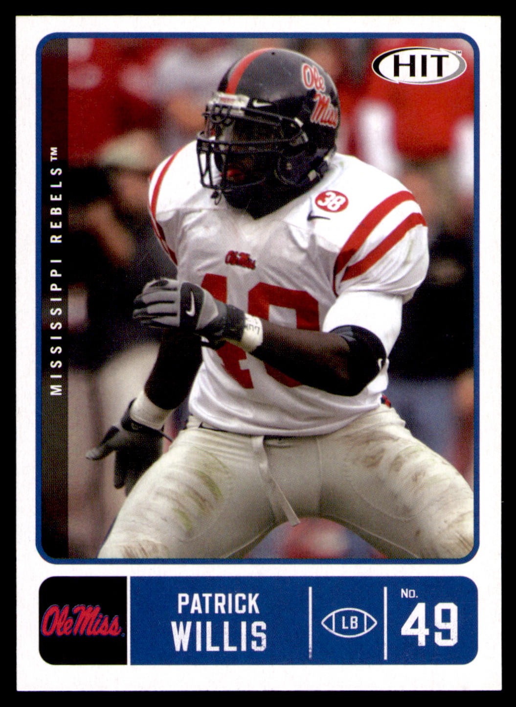 Patrick Willis SA-GE Hit #49 Base