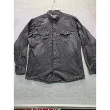 Livergy Mens Long Sleeve Denim Western Shirt ...
