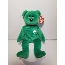 TY Beanie Baby Erin the Bear 1997 Retired Plush Vintage Tush Tag No Stamp