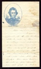 Civil War Letter on Patriotic Lettersheet With General Ormsby Mitchell Portrait