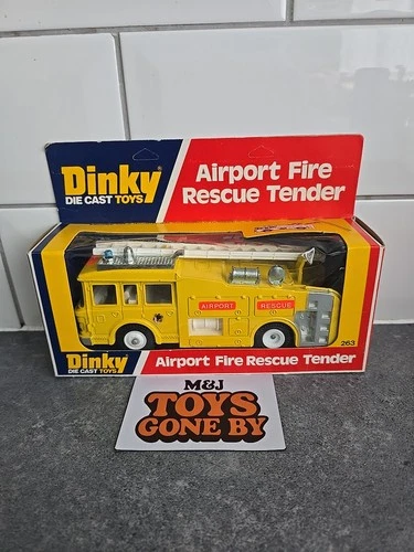 Dinky Toys 263 Airport Fire Rescue Tender, Boxed, original, Vintage.
