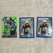 Panini NFL Rookie Trading Card Lot Kyle Williams Prizm Optic Patriots 3