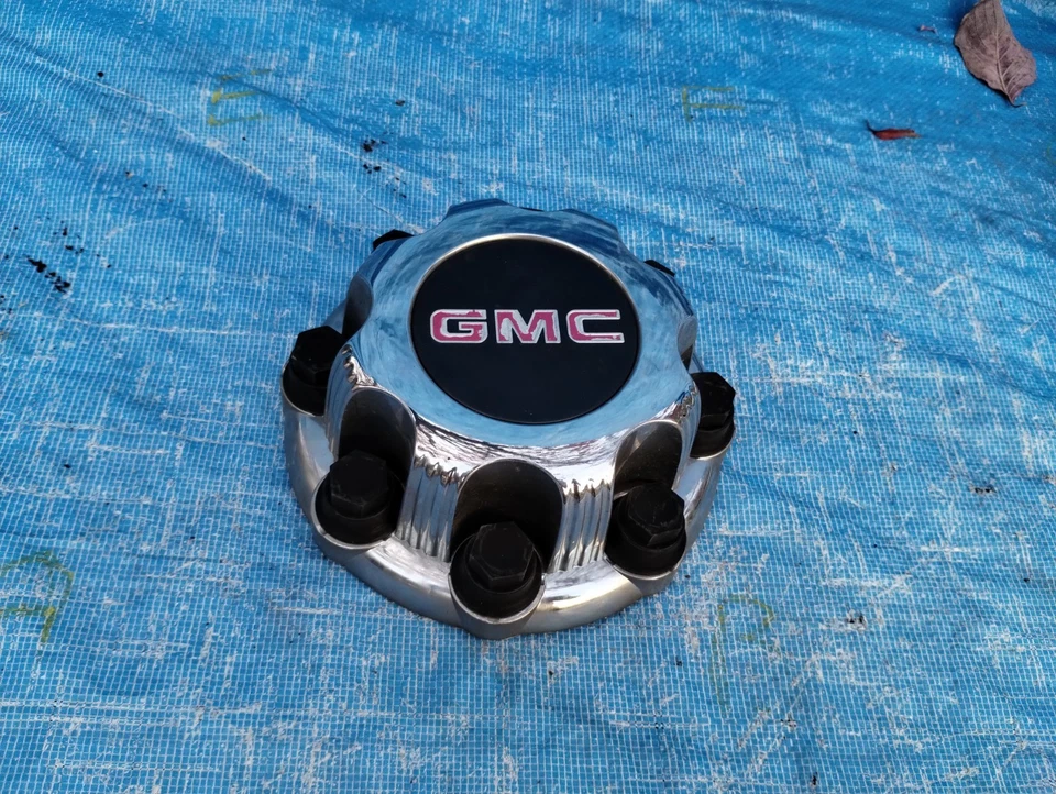 99 - 06 GMC Sierra Yukon Van 2500 3500 roda de liga leve cromada tampa central 8 lugares #a - Imagem 3 de 4