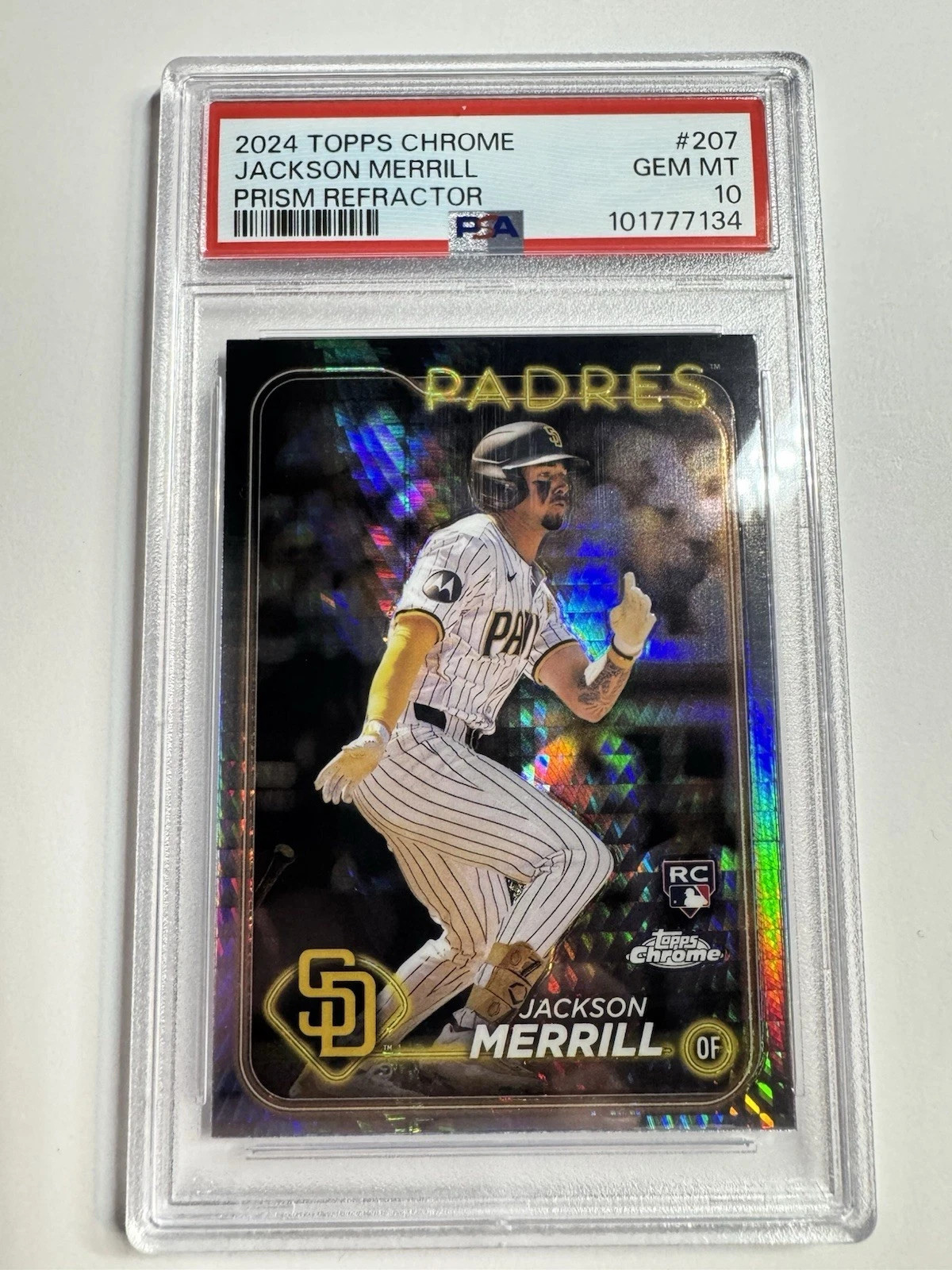 2024 Topps Topps Chrome Prism Refractor #207 Jackson Merrill front