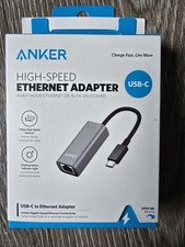 Anker High-speed Ethernet Adapter USB-C. Open Box But Not Used. 1 Gbps