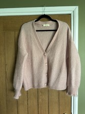 Sezane Mohair Strickjacke Dusty Pink Größe ...