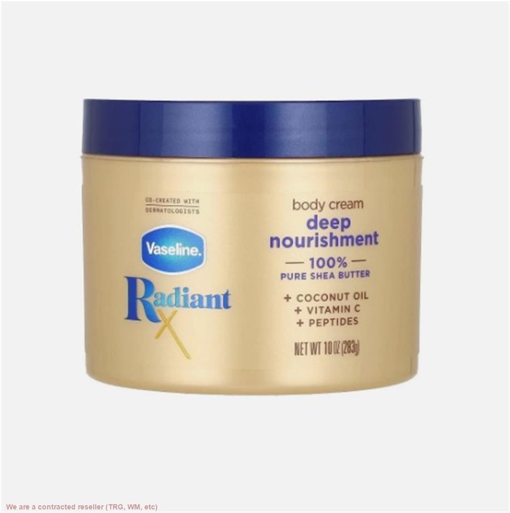 Vaseline Radiant X Deep Nourishment Body Cream with Niacinam