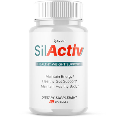 (1 Pack) SilActiv Advanced Energy & Fitness Max Supplement Sil Activ 60 Capsules