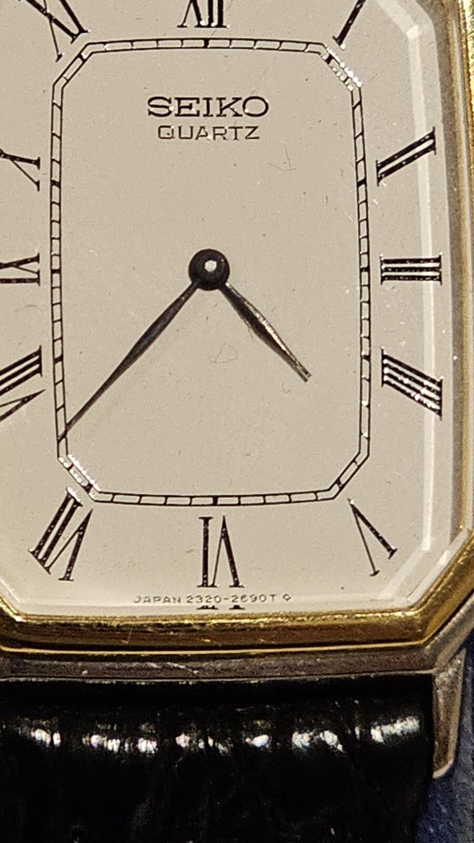 Neo Vintage SEIKO Tank Quartz Ultra Thin Ref 2320 6380 With Case