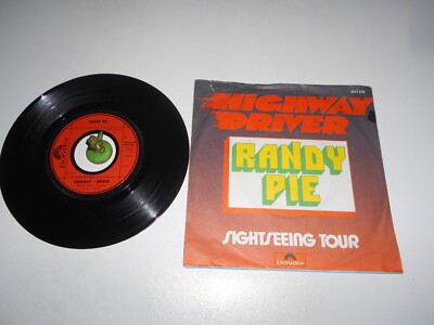 Randy Pie - Highway Driver (1974)   Vinyl 7` inch Single Vg ++