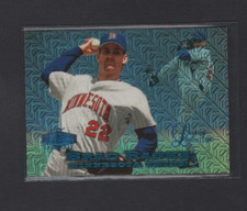 1998 FLAIR SHOWCASE LEGACY COLLECTION ROW 0 REAL #98 BRAD RADKE TWINS SP #/100