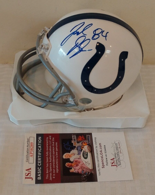 JACK DOYLE Autographed Signed Football Mini Helmet JSA COA Colts