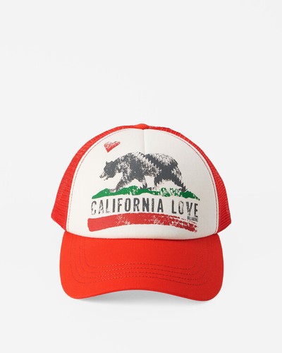 BILLABONG Women's Trucker Hat PITSTOP - RQC0 Red - One Size - NWT - Picture 2 of 4