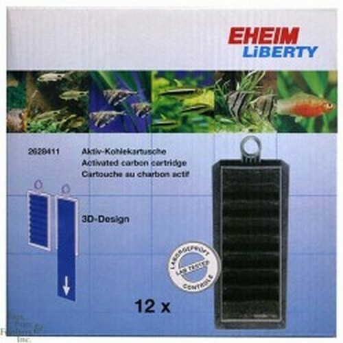 Cartouche charbon EHEIM Liberty 2040 2041 2042 lot de 12 recharges pour filtre
