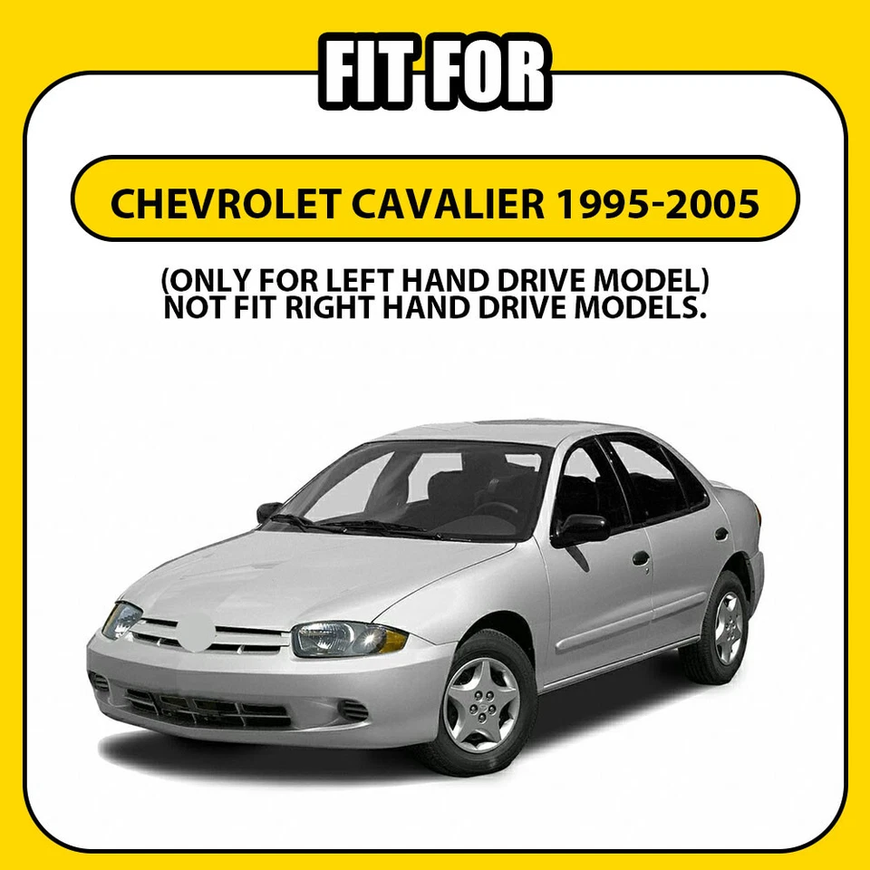 Cubierta de tablero negra para Chevrolet Cavalier 1995-2005 alfombrilla de tablero alfombra de tablero Foto 2 de 4