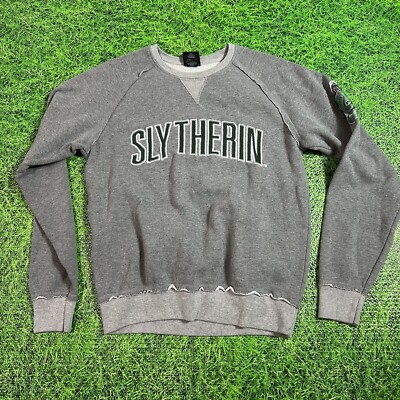 Harry Potter Slytherin Sweatshirt Unisex M Universal Studios Crew
