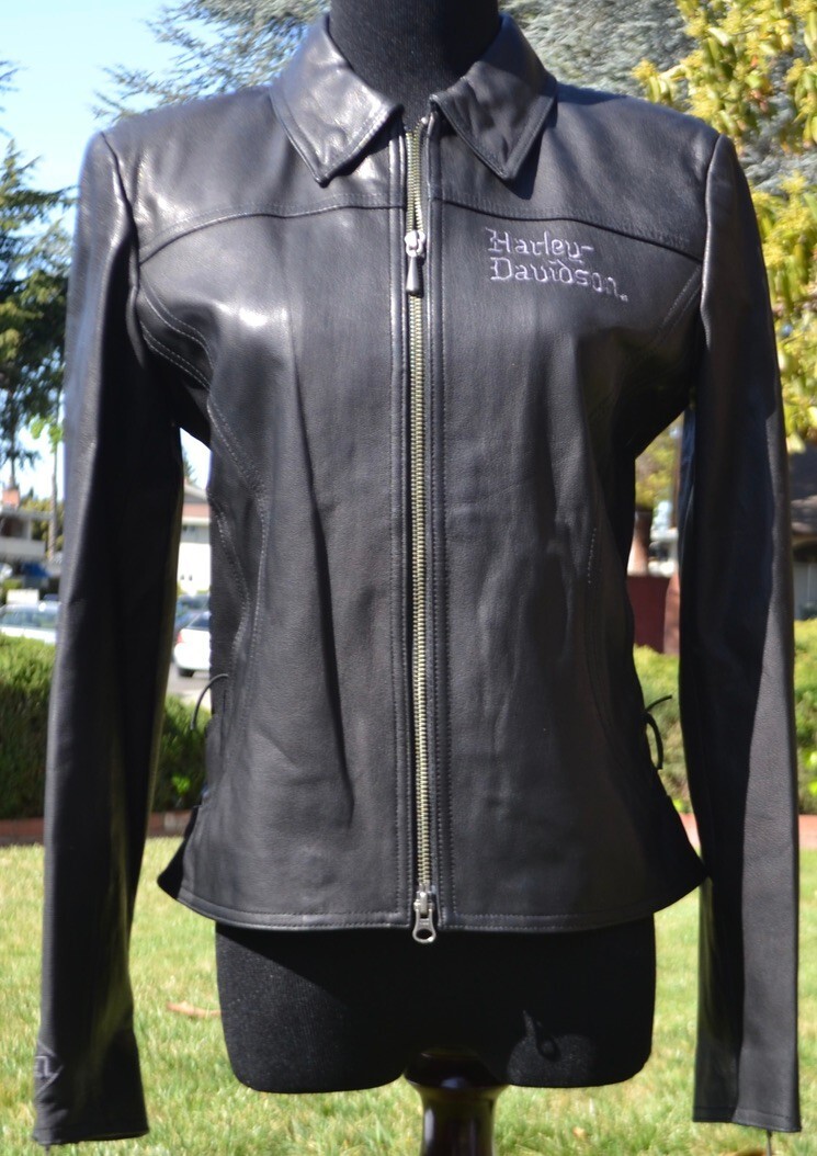Harley Davidson leather jacket 103819 Black | eBay