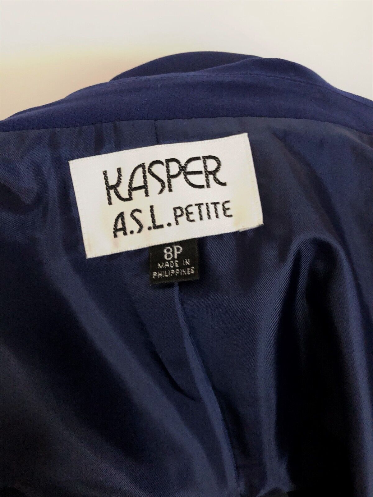 KASPER ASL PETITE 2-PIECE PERIWINKLE BLUE SKIRT S… - image 5