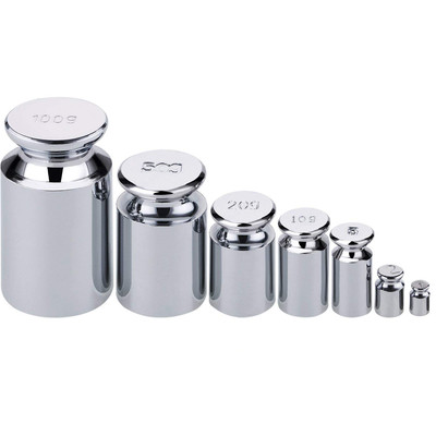 7 PCS Calibration Weights, Scale Weight Set 1G 2G 5G 10G 20G 50G 100G, Carbon St