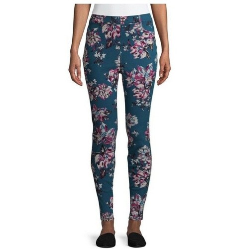 Blue Cove Floral Jeggings Size 