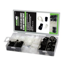 GRIP 120pc Nylon Cable Clamp Assortment Kit 43136