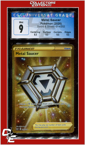 Metal Saucer graded CGC 9 for sale on eBay