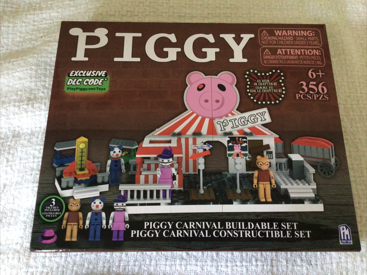 PIGGY Roblox Carnival Buildable Building Set w/ Figures & DLC Code 356 Pcs