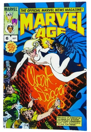 MARVEL AGE (1983) #6 Key 1st CLOAK & DAGGER App VF (8.0) Ships FREE!