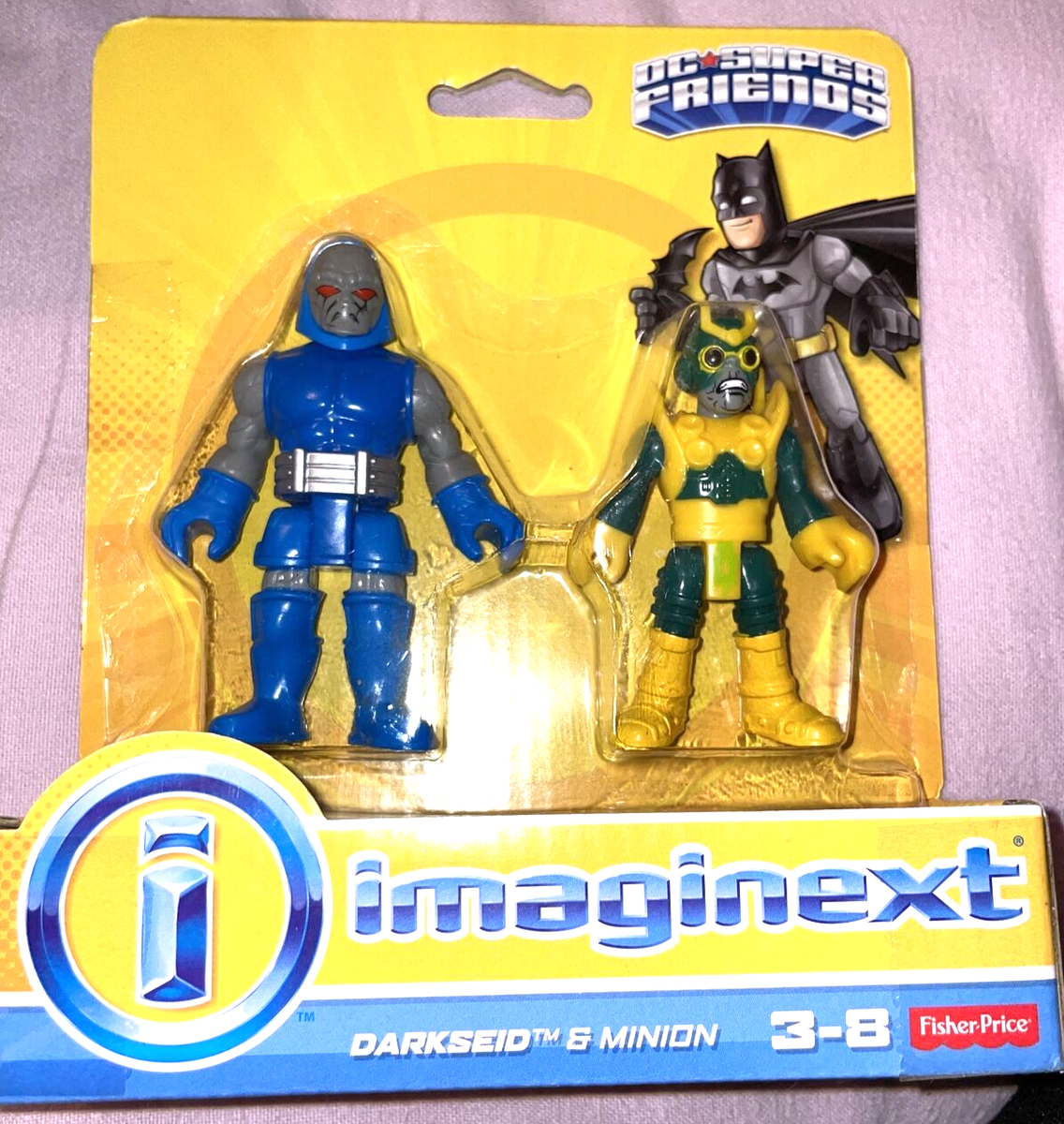 Imaginext DC Super Friends DARKSEID AND MINION FIGURE PACK SUPERMAN  VILLAIN