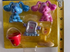 Nickelodeon Blue’s Clues & You 5 Figures Magenta Blue Toy Cake Topper NEW B5